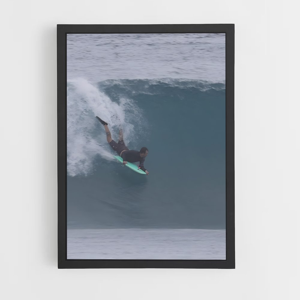 Poster Pipeline bodyboarding absolue (vue 2)